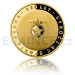 Gold Medal 120 Years of AC Sparta Prague (1 oz) - Proof