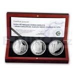 Set of three Silver Medals Charles IV Period - Proof