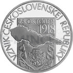 2018 - Slovakia 10 € 100th Anniversary of the Establishment of the Czechoslovak Republic - Proof