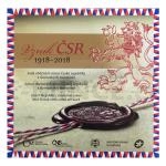 Establishment of Czechoslovakia 2018 - Mint Coin Set Establishment of Czechoslovakia - Unc.