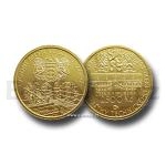 Czech Gold Coins 2007 - 2500 CZK Water Mill at Slup - Proof