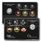 Czech Mint Sets 2011 - Czech Coin Set (Leather) - Proof