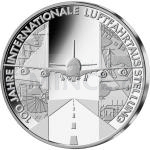 Transportation and Vehicles 2009 - Germany 10 € - 100 Anniversary of International Aerospace Exhibition - Proof