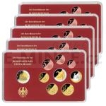 2011 - Germany 29,40 € Coin Sets A,D,F,G,J - Proof