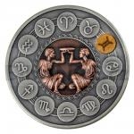World Coins 2020 - Niue 1 $ Zodiac Signs - Gemini - Antique Finish