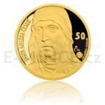 Gold Medal St. Agnes of Bohemia 50-Crown Banknote Motif - Proof