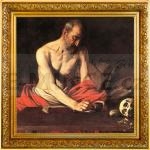 Kultur und Kunst 2022 - Niue 1 NZD Caravaggio:  Saint Jerome Writing - proof