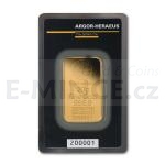 Bullion Gold Bar 20 g - Argor Heraeus