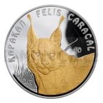 World Coins 2009 - 100 KZT - Caracal with Diamonds - Proof