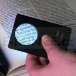 Accessories Cheque Card Magnifier, 3x magnification, incl. white LED lamp 
