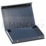 Coin Cases TAB (L-Format) Coin presentation case L for 4 coin trays, blue, empty