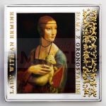Masterpieces of Renaissance 2012 - Niue 1 NZD - Lady with an Ermine - Proof