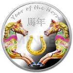 2014 - Niue 1 NZD - Year of the Horse - Proof