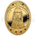 For Her 2013 - Niue 100 NZD - Imperial Fabergé Eggs - Moscow Kremlin Egg - Proof