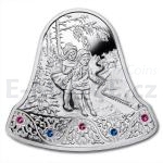 Gemstones and Crystals 2013 - Niue 2 $ - Christmas Bell - Proof