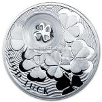 Lucky Coins 2010 - Niue 1 NZD - Lucky Coin - Four-Leaf Clover - Proof