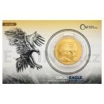 esko a Slovensko 2024 - Niue 50 NZD Zlat uncov mince Orel / Orol - b.k. slovan