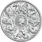 2021 - Velk Britnie - The Queen's Beasts 2 Oz Silver Bullion Coin