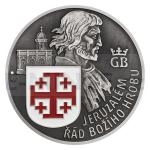 esk mincovna 2023 Stbrn medaile Rytsk dy - d Boho hrobu - patina/smalt