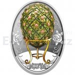 Kaiserliche Faberg-Eier 2020 - Niue 1 NZD Rose Trellis Egg - proof
