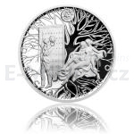 Czech Mint 2016  Silver Medal Decameron - Eighth Day - The Teacher - proof