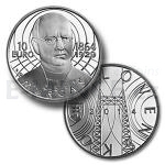 Slovak Silver Coins 2014 - Slovakia 10 € - Jozef Murgas - 150th Anniversary - UNC