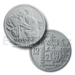 Slovak Silver Coins 2011 - Slovakia 10 € - 900th Anniversary of Zobor Deeds - UNC