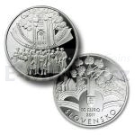 Slovak Silver Coins 2011 - Slovakia 10 € - 150th Anniversary Memorandum of Slovak Nation - Proof