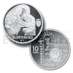 History 2011 - Slovakia 10 € - 900th Anniversary of Zobor Deeds - Proof