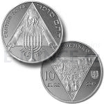 Slovak Silver Coins 2012 - Slovakia 10 € - Chatam Sofer - UNC