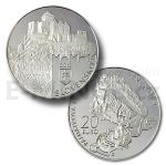 Slovak Silver Coins 2012 - Slovakia 20 € - Historical Preservation Area Trenčín - Proof