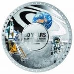 Unique and Inovative Concepts 2019 - Solomon Islands 5 $ 50 Years Man on the Moon - Proof