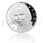 Silver Medal Hana Zagorová (1 oz) - Proof