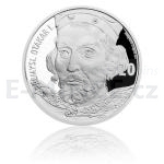 Czech Mint 2017 Silver Medal Ottokar I 20-Crown Banknote Motif - Proof