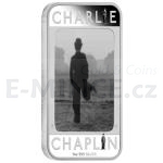 Movies 2014 - Tuvalu 1 $ - Charlie Chaplin: 100 Years of Laughter  - lenticular proof coin