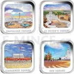 For Your Business Partners 2013 - Tuvalu 4x1 $ World Famous Squares Set