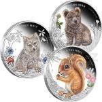 World Coins 2013 - Tuvalu 1.50 $ - Forest Babies - Proof