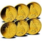 World Coins 2018 - Germany 5 x 20 € Heimische Vögel - Uhu / Owl Set - BU
