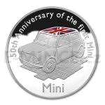 Transportation and Vehicles 2009 - Great Britain 10 GBP - 50th Anniversary of the Mini - Proof