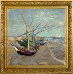 170th Anniversary of Vincent van Gogh 2023 - Niue 1 NZD Van Gogh: Fishing Boats 1 oz - Proof