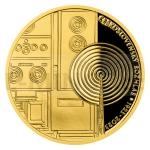 Themed Coins Gold Half-Ounce Medal Start of Regular Broadcasting by Czechoslovak Radio - Proof