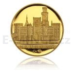 Castles and Chateaus Gold Medal Hluboka Castle / Frauenberg (1/4 oz) - Proof