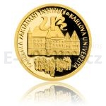 2016 - Niue 5 NZD Gold coin Charles IV and Institutions - Charles University - Proof