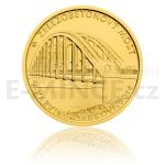 Gold 1/2 oz 2014 - 5000 CZK Ferroconcrete Bridge in Karvina-Darkov - BU