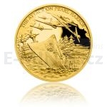 Militaria 2016 - Niue 5 NZD Gold Coin Attack on Pearl Harbor - Proof