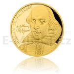 2016 - Niue 25 NZD Gold Half-ounce Coin William Shakespeare - Proof