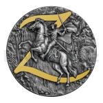 World Coins 2021 - Niue 5 NZD Zorro - Antique Finish