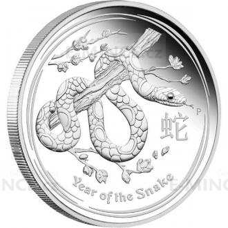 2013 - Australia 8 $ - Year of the Snake 5oz Silver Coin - Proof
Click to view the picture detail.