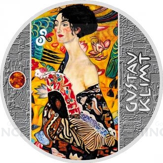 2019 - Niue 1 NZD Gustav Klimt - Lady with a Fan - proof
Click to view the picture detail.