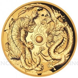 2018 - Australia 200 AUD Dragon and Tiger 2 Oz High Relief - Proof
Click to view the picture detail.